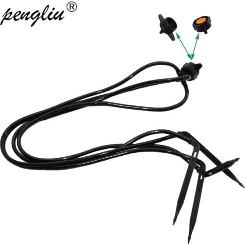10set/pack Drip arrow automatic watering Four Branches Bent Arrow Dripper Micro Drip Irrigation Greenhouse 10set/pack IT143