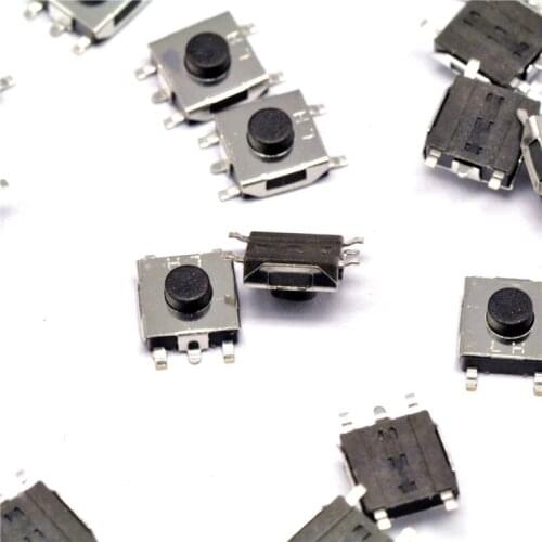 1000PCS/LOT 6*6*3.4MM SMD Tact Switch 5 feet waterproof copper head 6x6x3.4