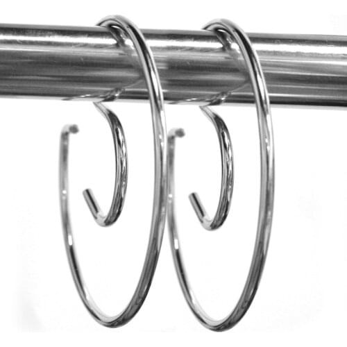 20 PCS Metal Pocket Chart Ring Multifunctional Hook Clip Chart Stand Teacher Assistant Hook Class Office Accessories