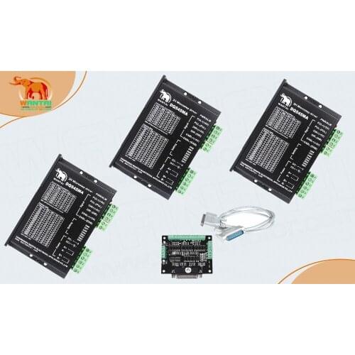 3 Axis Wantai Stepper Motor Driver DQ545MA for 4.5A/50V/128Microstep , Higher Perfromance, super quality to Nema 23 motors