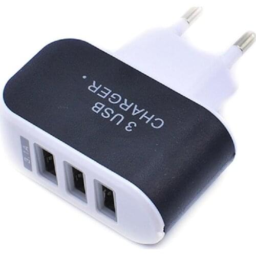 3 Ports USB Wall Charger Travel Charger Adapter /US Mobile Phone 3.1A Charging EU Micro USB For Samsung For iPhone Plu M1O1