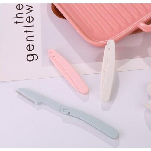 1 Pcs Eyebrow Trimmer Blade Shaver Portable Face Razor Eye Brow Epilation Hair Removal Cutters Safety Razor Woman Makeup