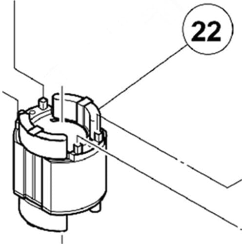 AC220V-240V 987044E 987044F Stator Field for Hitachi FSV10SA FS10SB