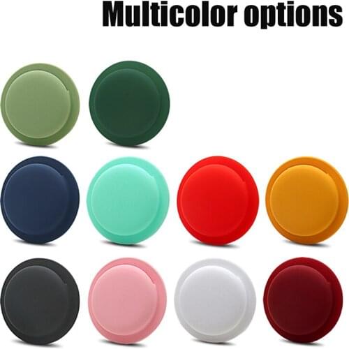 Airtags Tracker Silicone Case Anti-lost Protective Sleeve Back Adhesive Mount Soft Cover Protector