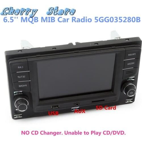 NEW 5GG 035 280 B 6.5'' MQB MIB2-G Car Radio Player USB AUX Bluetooth OPS Touchscreen For VW Golf 7 MK7 Passat B8 5GG 035 280 B