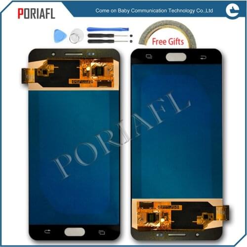 Best For SAMSUNG GALAXY A7 2016 A710 LCD Display Touch Screen Digitizer Assembly Replacement For 5.5" A710F A710M A7100 LCD