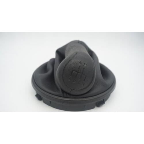 For Skoda Fabia 2 II MK2 2007-2012 Roomster 2006-2016 New 5 Speed Gear Shift Knob With Leather Boot 5J0711113