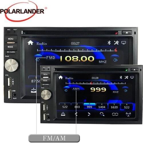 1080P video format big screen HD 6.5-inch MP3 Steering wheel controls Clock FM Video warning function dual-spindle