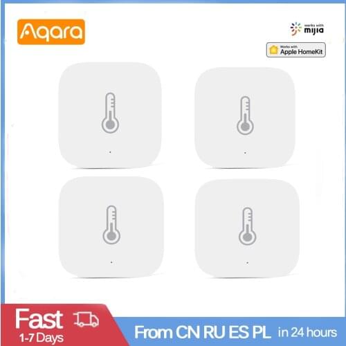 Xiaomi Aqara Zigbee Hygrometer Temperature and Humidity Sensor Thermometer Smart Home Remote Monitor Homekit Work for Mijia APP