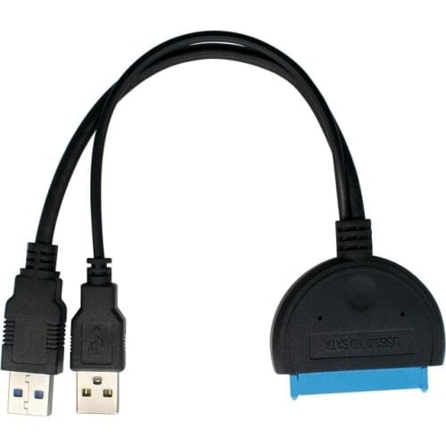 2.5 3.5 Inch Hard Drive Reading Cable USB3.0 to SATA Data Cable Suitable for SDD HDD 2.5 3.5 Hard Drive