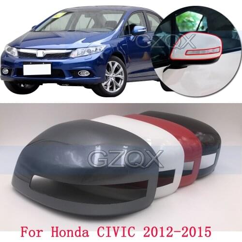 CAPQX Rearview Mirror Cover Shell Rear View mirror Lid Hood Cap Housing 76251-TR2-A01 For CIVIC 2012 2013 2014 2015 Right &Left