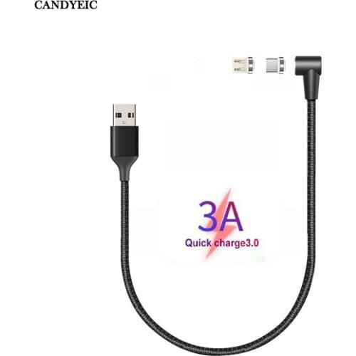CANDYEIC Magnetic USB Cables For Samsung Galaxy XCOVER FIELDPRO data USB Charging Cable Charger Cable USB C