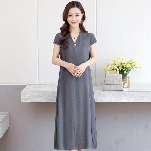 Однотонные летние платья MANDADI China At AliExpress