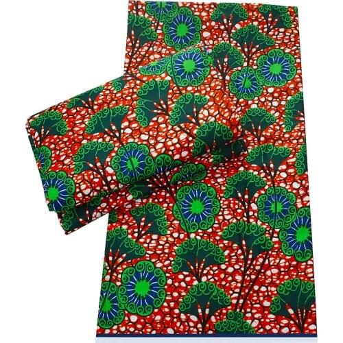 Latest 100% Cotton Veritable Wax African Fabric Wax Print Pagne High Quality Ankara Fabric Wax Tissue Wedding Dress