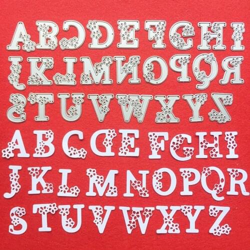 2019 Newest Capital Alphabet Letter Metal Cutting Die DIY Scrapbooking Paper Cards Stencil Embossing Decorative Craft