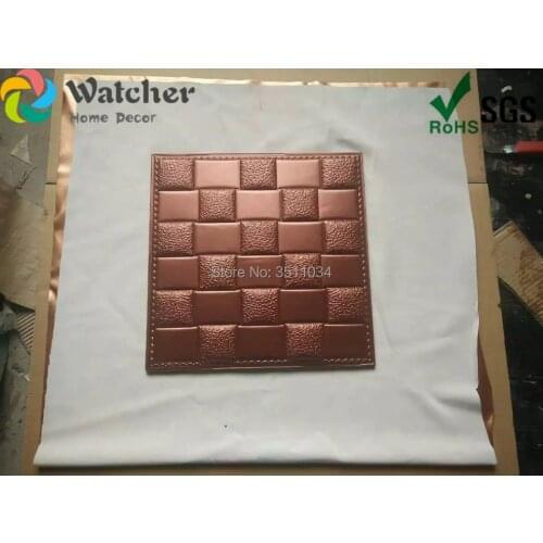 Brand New Wall decor leather living room 3d wallpaper for home decor / Bar decor/hotel decor