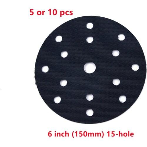 Back-Up Sanding Pad 6" 150mm 15-Hole Dust-Free Ultra-Thin Surface Protection Interface For Makita FESTOOL Orbital Sander Grinder