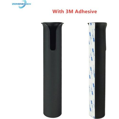 2PCS ABS Plastic Rod Holder With 3M Adhesive Fishing Tackle Mount NO Hole Bracket Socket Rack Spinning Accessories Durable Pole