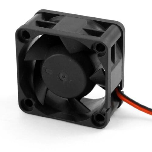 PROMOTION! New Black Plastic 12V DC 40mm 20mm 2 Wire Computer PC CPU Cooling Case Fan