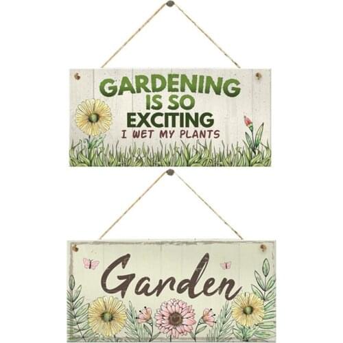 Gardening Is So Exciting Funny Novelty Hanging Sign Plaque Friendship Sign Gardening Sign 10*20cm