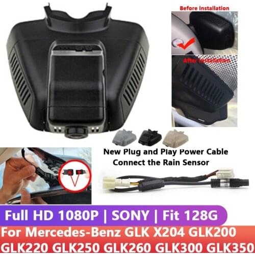 HD 1080P Wifi Hidden Car DVR Dash Cam Camera Video Recorder For Mercedes-Benz GLK X204 GLK200 GLK220 GLK250 GLK260 GLK300 GLK350