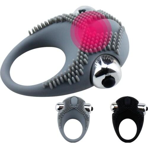 Male vibration lock fine ring adult sex toy cock ring set couple flirting tool