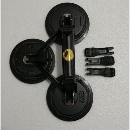 High Quality Black Triple Glass Suction Plate Lift glass tool afford 160kgs