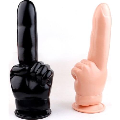 Funny Large Penis Fist Anal Dildo Plug Huge Soft Dick G-spot Masturbate Sex Toys Big Hand Anal Stuffed Phallus For Men Women
