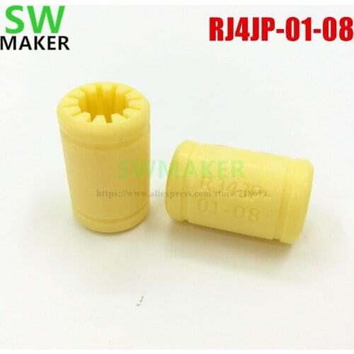 1pcs IGUS Solid Polymer LM8UU Bearing 8mm shaft Drylin RJ4JP-01-08 for Anet Reprap Prusa i3 3D Printer