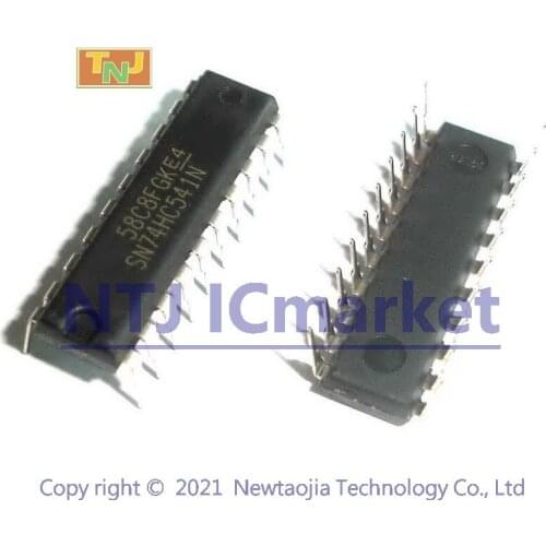 10 PCS SN74HC541N DIP-20 74HC541N 74HC541 Octal Buffers And Line Drivers With 3-State Outputs 20-PDIP Chip IC