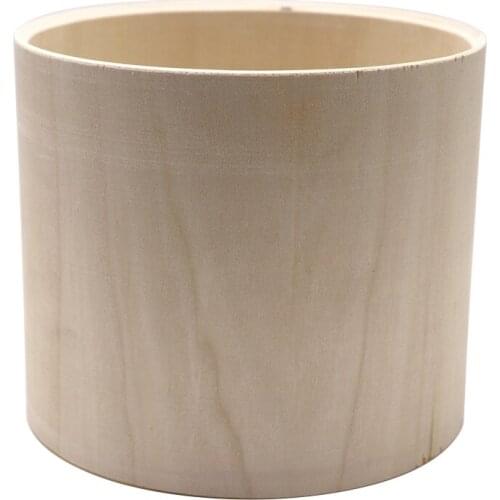 12"(dia) * 12"(depth) poplar wood drum shell drum body with 45 degree bearing edge