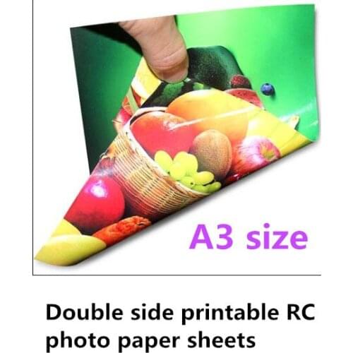 A3 size 40 pieces best quality rc double side printale waterproof paper