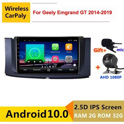 Android 10.0 car radio auto stereo for Geely Emgrand GT 2014-2019 navigation GPS DVD Multimedia Player