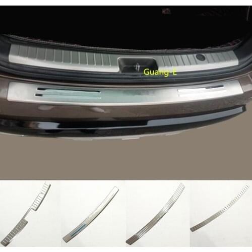 Car External Rear Bumper Back Trunk Inner Trim Cover Plate Pedal For Hyundai Santafe Santa Fe 2006 2007 2008 2009 2010 2011 2012