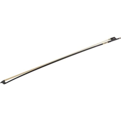 Violin Bow Carbon Fiber 4/4 Full Size Well Balanced Violin String Bow Black