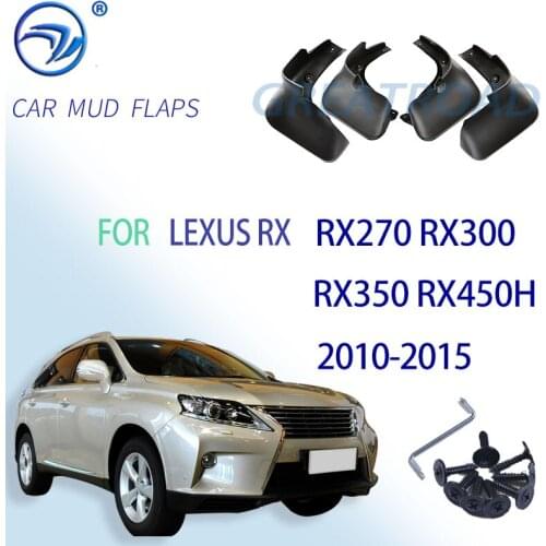 Car Mud Flaps For LEXUS RX RX270 RX300 RX350 RX450H 2010-2015 Splash Guards Mudflaps Mudguards Accessories