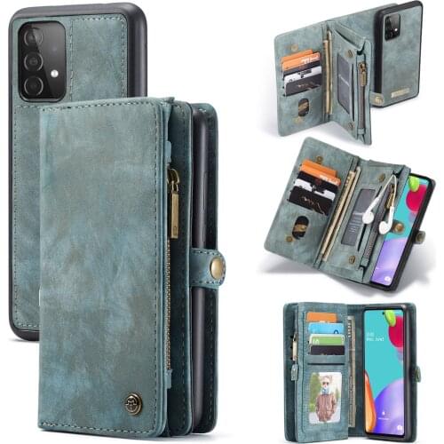 CaseMe Magnetic Wallet Case For Samsung Galaxy A52 A72 5G A51 A71 A21S Cases Flip Detachable Leather Wallet On Cover Phone Cover