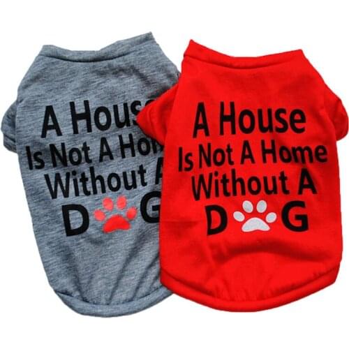 Cheap Pet Dog Clothes Summer Cat Dog Vest Letter Puppy Cat Costume Small Medium Dogs Clothing For Dogs Chihuahua Yorkshire Pug