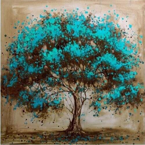 DIY Landscape Needlework Full Square Diamond Embroidery Sale Tree Series Handicraft Wall Art Home Decor TT595
