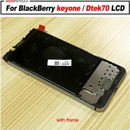 For BlackBerry keyone LCD Display + Touch Screen digitizer Panel Assembly with frame Replacement for Dtek70 Screen