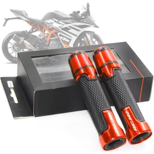 For KTM RC390 RC 390 2014 2015 2016 2017 Motorcycle Accessories 7/8'' 22MM CNC Handlebar Grips Handle Grip Handle bar