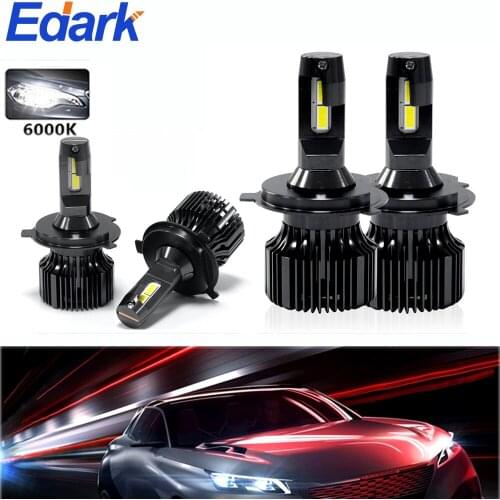Edark 9005 9006 H3 H1 H8 H7 H4 H11 H9 9012 Bulb Canbus Led Car Headlight CSP 110W 11000LM 6000K HB3 HB4 Led Lights For Car