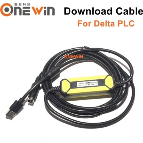Download Cable for Delta PLC DVP EH ES EC EX SS Series Programming USBACAB230