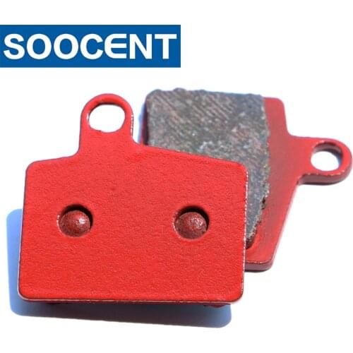 1 Pair Full Metal Red Sintered Bicycle Disc Brake Pads for Hayes Dyno Stroker Ryde(Incl 1 Spring )/for Hayes Stroker trail