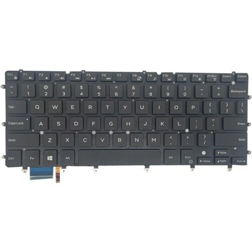 New Keyboard FOR DELL XPS 13 9343 xps13 9350 9360 15BR N7547 N7548 17-3000 US BLACK laptop keyboard Backlight