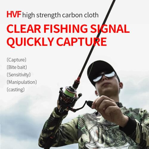 LINNHUE 2021 New Fishing Rod Telescope Sections Lightweight Powerful Violent Fishing 2.1M 2.4M Spinning Baitcasting Rod