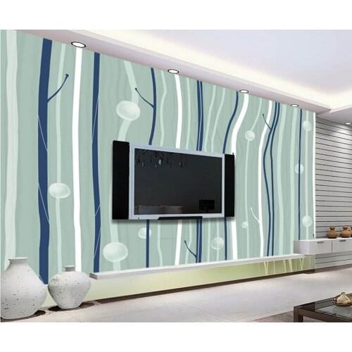 Custom papel de parede,simple abstract blue branch line murals,living room bedroom TV sofa wall kids bedroom modern wallpaper