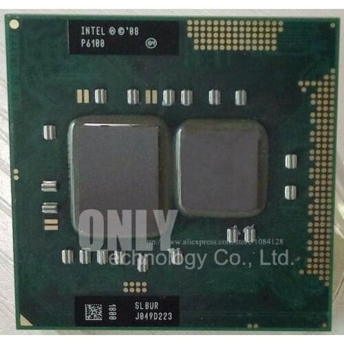 Original INTEL CPU P6100 SLBUR 2.0G/1M 100% HM55 PM55 QM55 chips original IC processor laptop
