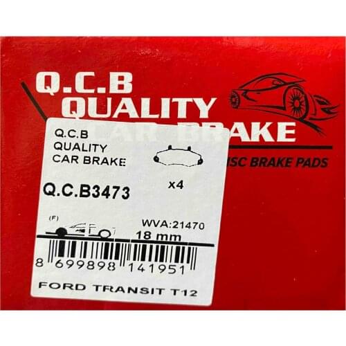 FRONT BRAKE BALATASI FORD TRANSIT T12 91-00