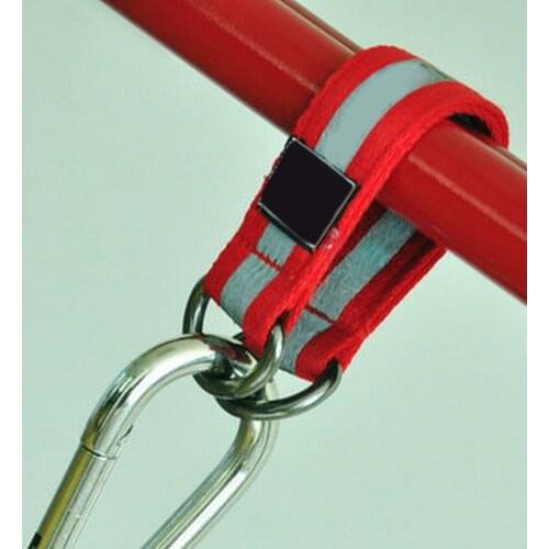 2PCs Nylon Hammock Hanging Strap Durable Outdoor Rope Accessory Hammock Strong Tree Belt 65cm for Camping Backpacking